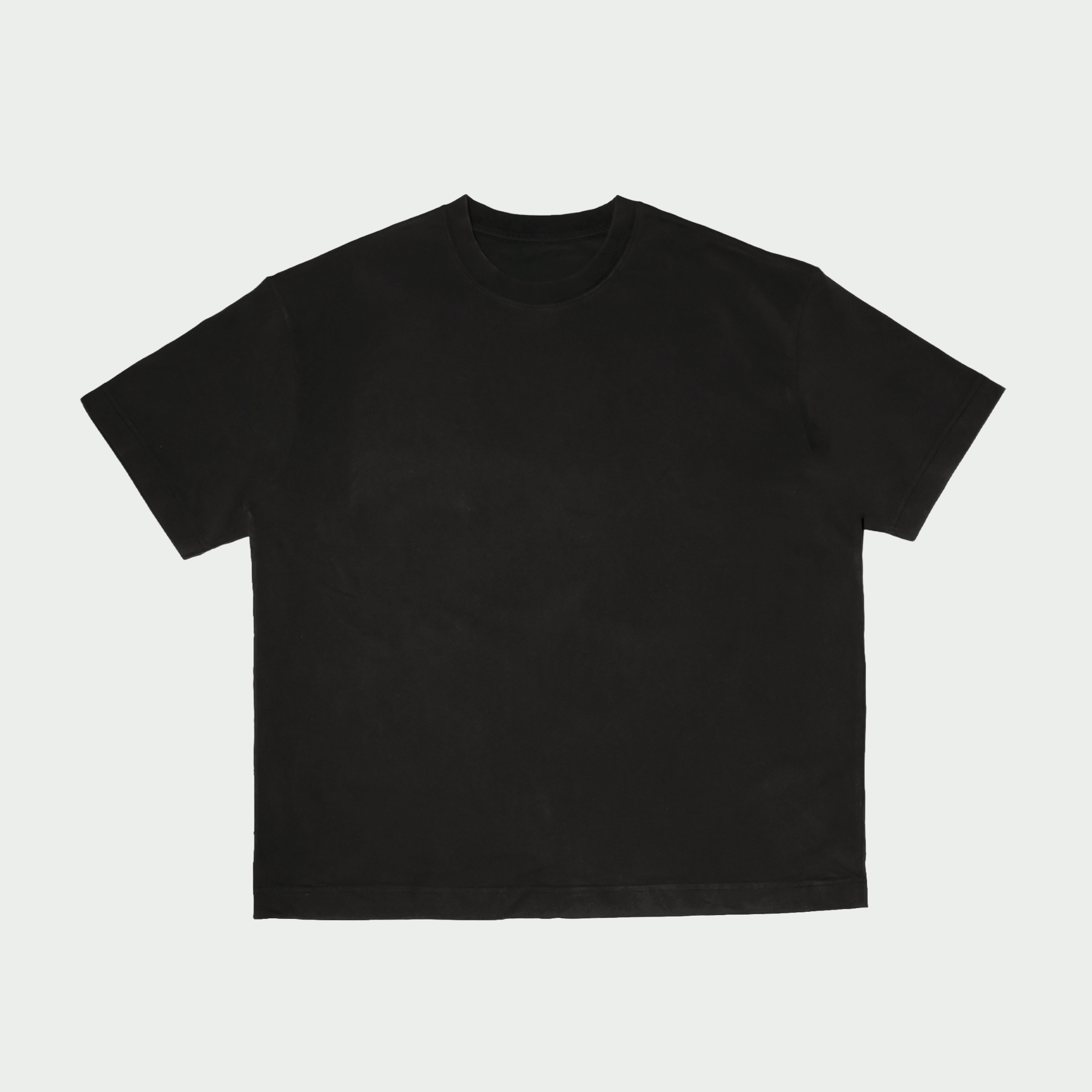 Oversized Boxy Tee in Carbon