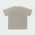 Oversized Distressed Tee in Limewash